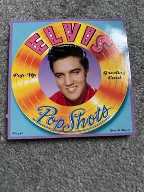 Pop Shots Pop-Up Art Card - Purple, Gold, Blue